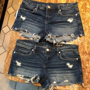 LADIES jean shorts BLANK NYC Size 26 TWO PAIR